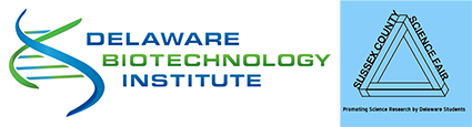 Delaware Biotechnology Institute and Sussex Science Fair Logos
